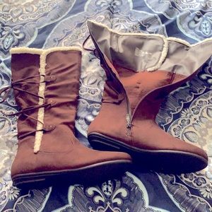 Moccasin style boots